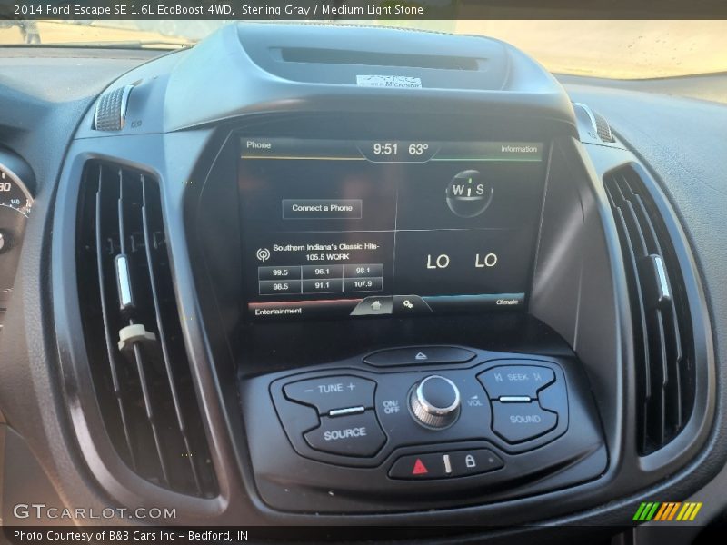 Sterling Gray / Medium Light Stone 2014 Ford Escape SE 1.6L EcoBoost 4WD