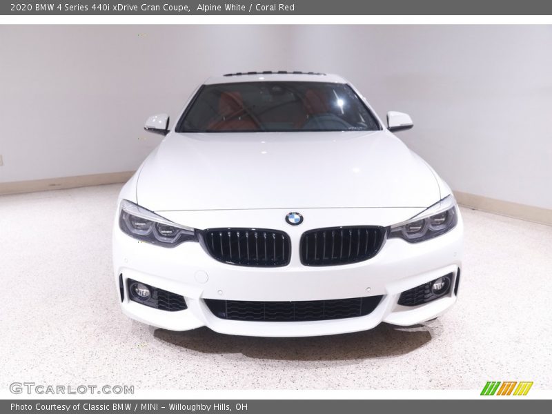 Alpine White / Coral Red 2020 BMW 4 Series 440i xDrive Gran Coupe