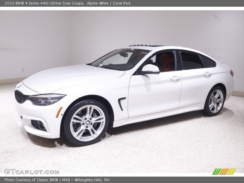 Front 3/4 View of 2020 4 Series 440i xDrive Gran Coupe