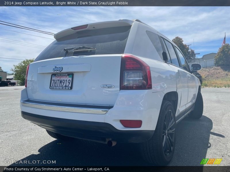 Bright White / Dark Slate Gray/Light Pebble 2014 Jeep Compass Latitude