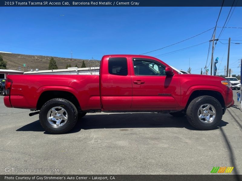 Barcelona Red Metallic / Cement Gray 2019 Toyota Tacoma SR Access Cab