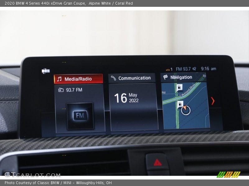 Alpine White / Coral Red 2020 BMW 4 Series 440i xDrive Gran Coupe