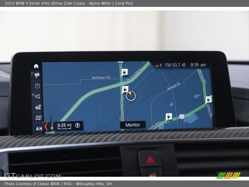 Navigation of 2020 4 Series 440i xDrive Gran Coupe