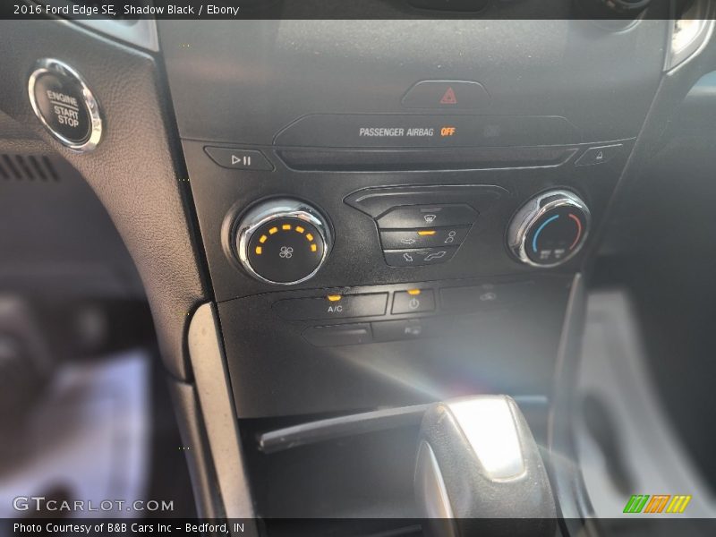 Shadow Black / Ebony 2016 Ford Edge SE