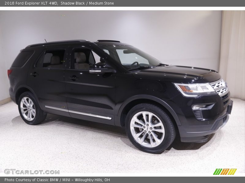 Shadow Black / Medium Stone 2018 Ford Explorer XLT 4WD