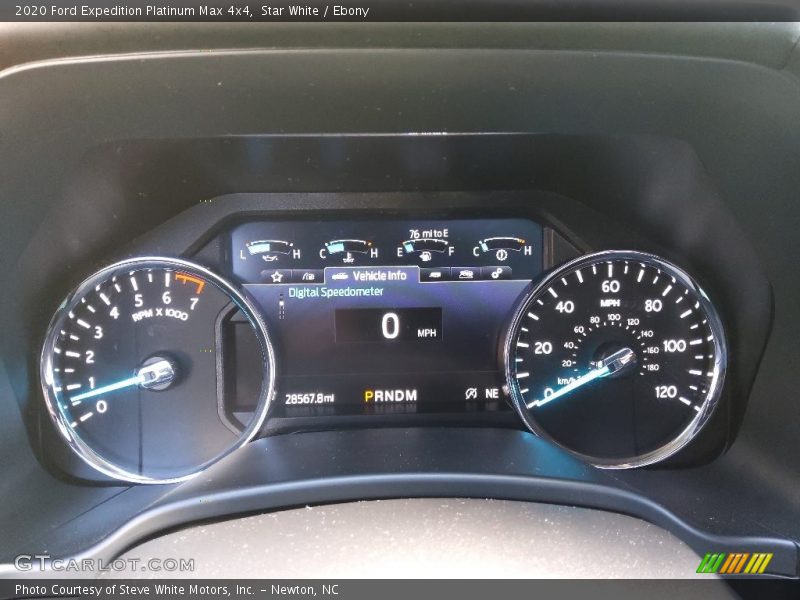  2020 Expedition Platinum Max 4x4 Platinum Max 4x4 Gauges