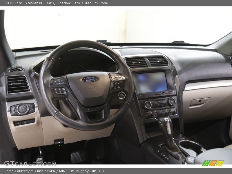 Shadow Black / Medium Stone 2018 Ford Explorer XLT 4WD