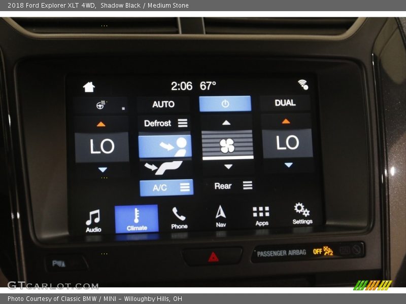 Shadow Black / Medium Stone 2018 Ford Explorer XLT 4WD