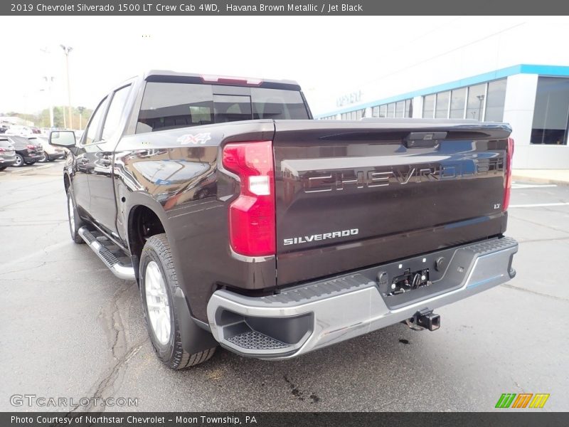 Havana Brown Metallic / Jet Black 2019 Chevrolet Silverado 1500 LT Crew Cab 4WD