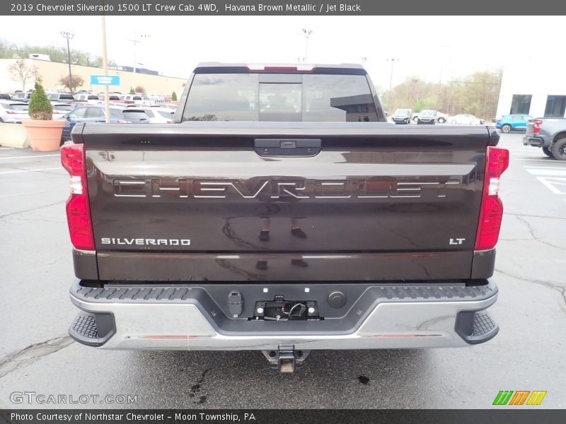 Havana Brown Metallic / Jet Black 2019 Chevrolet Silverado 1500 LT Crew Cab 4WD