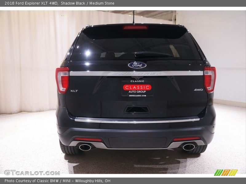 Shadow Black / Medium Stone 2018 Ford Explorer XLT 4WD