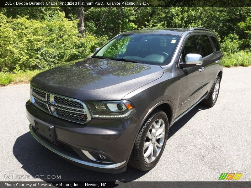 Granite Metallic / Black 2017 Dodge Durango Citadel Anodized Platinum AWD