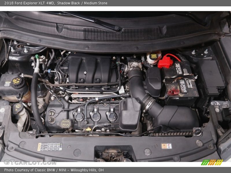Shadow Black / Medium Stone 2018 Ford Explorer XLT 4WD