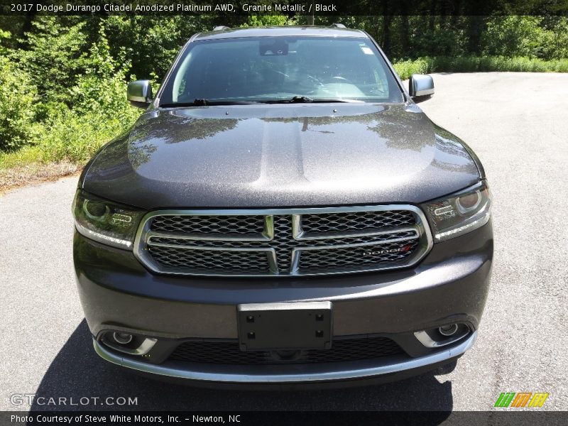 Granite Metallic / Black 2017 Dodge Durango Citadel Anodized Platinum AWD