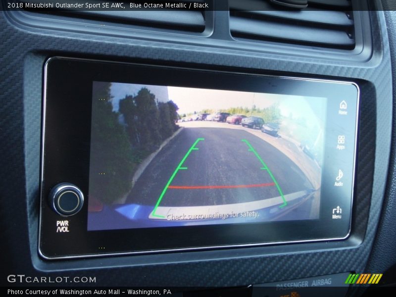 Blue Octane Metallic / Black 2018 Mitsubishi Outlander Sport SE AWC