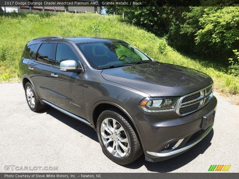Granite Metallic / Black 2017 Dodge Durango Citadel Anodized Platinum AWD