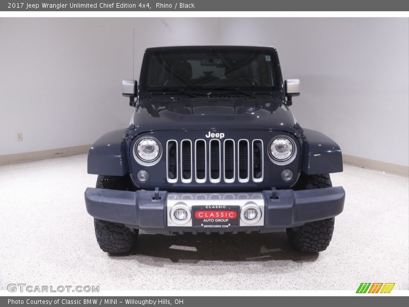 Rhino / Black 2017 Jeep Wrangler Unlimited Chief Edition 4x4