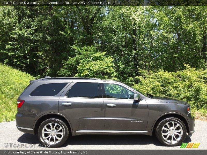 Granite Metallic / Black 2017 Dodge Durango Citadel Anodized Platinum AWD