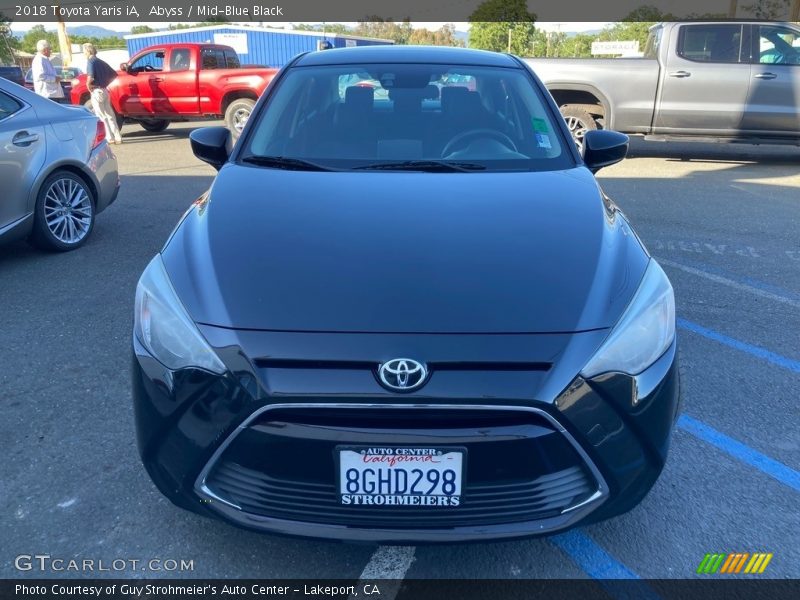 Abyss / Mid-Blue Black 2018 Toyota Yaris iA