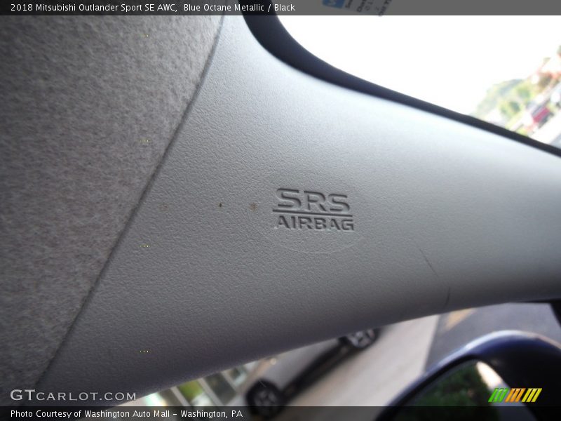 Blue Octane Metallic / Black 2018 Mitsubishi Outlander Sport SE AWC