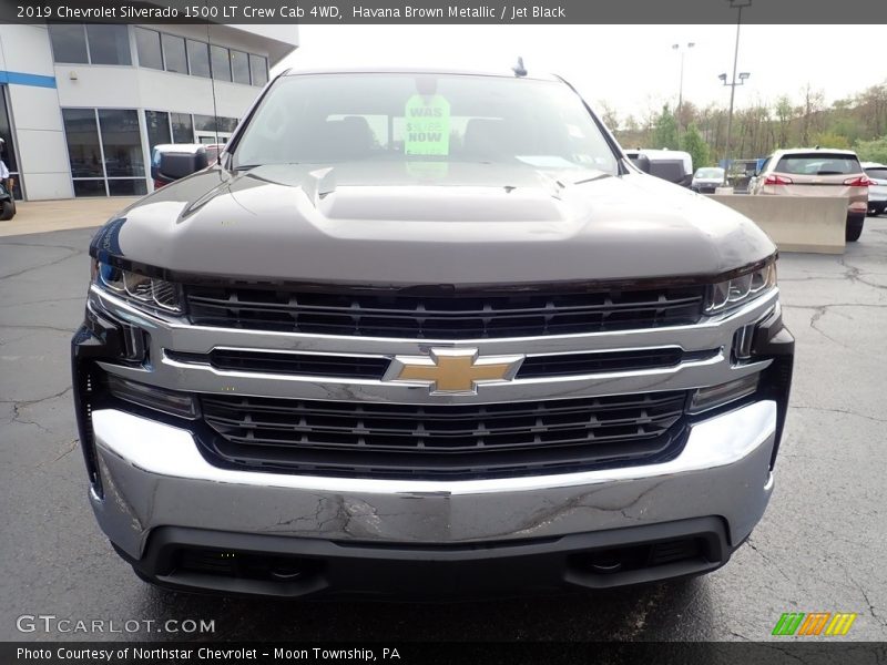 Havana Brown Metallic / Jet Black 2019 Chevrolet Silverado 1500 LT Crew Cab 4WD