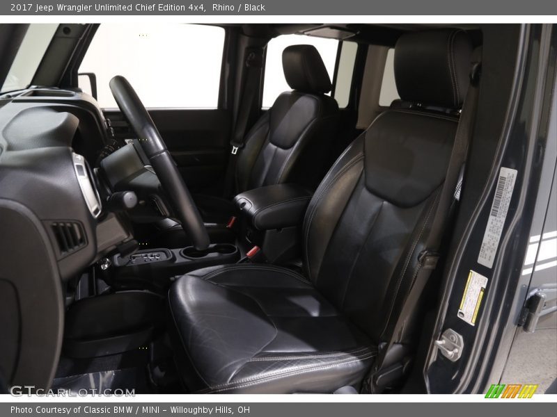Rhino / Black 2017 Jeep Wrangler Unlimited Chief Edition 4x4