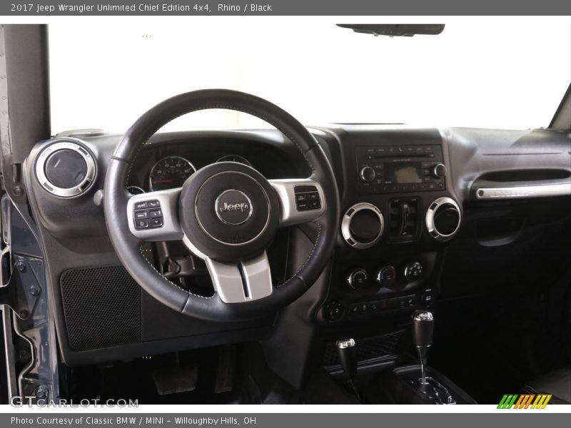 Rhino / Black 2017 Jeep Wrangler Unlimited Chief Edition 4x4