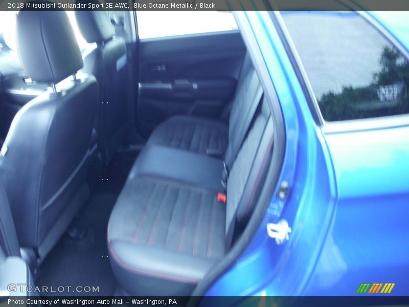Blue Octane Metallic / Black 2018 Mitsubishi Outlander Sport SE AWC