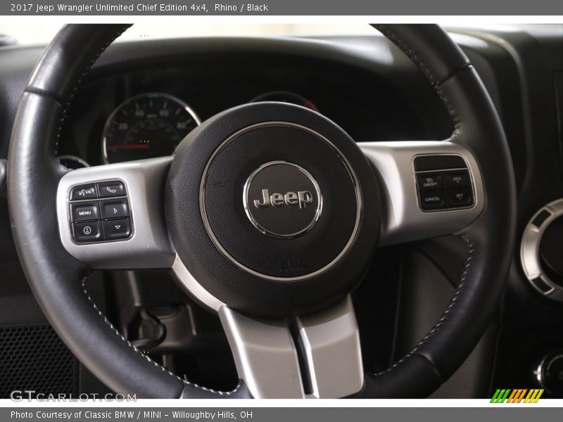 Rhino / Black 2017 Jeep Wrangler Unlimited Chief Edition 4x4