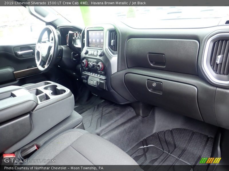 Havana Brown Metallic / Jet Black 2019 Chevrolet Silverado 1500 LT Crew Cab 4WD
