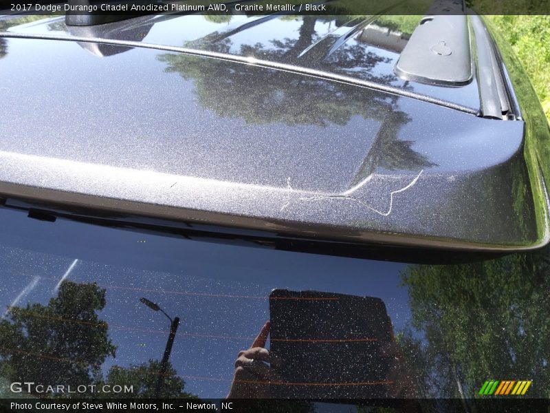 Granite Metallic / Black 2017 Dodge Durango Citadel Anodized Platinum AWD