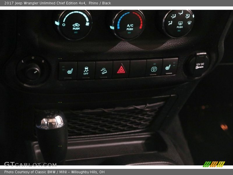 Rhino / Black 2017 Jeep Wrangler Unlimited Chief Edition 4x4