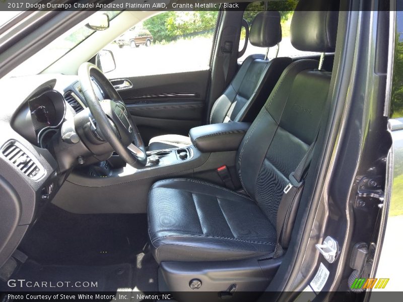 Granite Metallic / Black 2017 Dodge Durango Citadel Anodized Platinum AWD