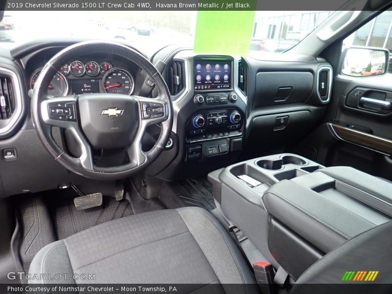 Havana Brown Metallic / Jet Black 2019 Chevrolet Silverado 1500 LT Crew Cab 4WD