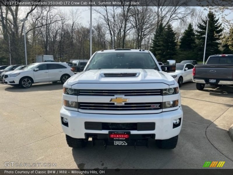 Summit White / Jet Black 2017 Chevrolet Silverado 3500HD LTZ Crew Cab 4x4