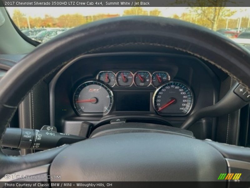 Summit White / Jet Black 2017 Chevrolet Silverado 3500HD LTZ Crew Cab 4x4