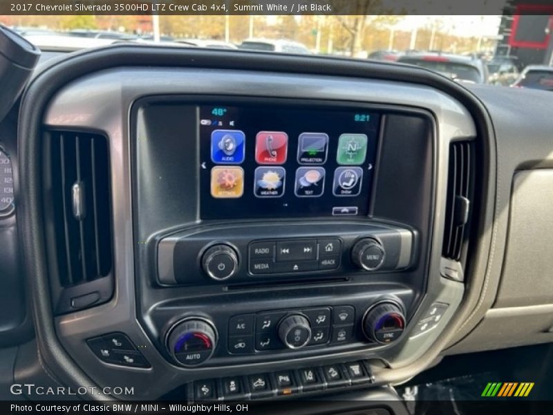 Summit White / Jet Black 2017 Chevrolet Silverado 3500HD LTZ Crew Cab 4x4