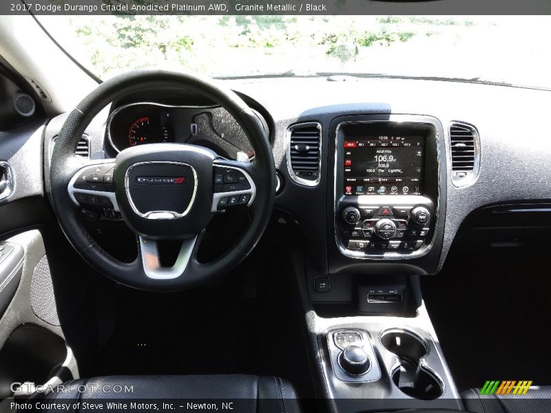 Granite Metallic / Black 2017 Dodge Durango Citadel Anodized Platinum AWD