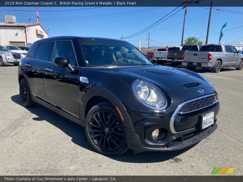 British Racing Green II Metallic / Black Pearl 2018 Mini Clubman Cooper S