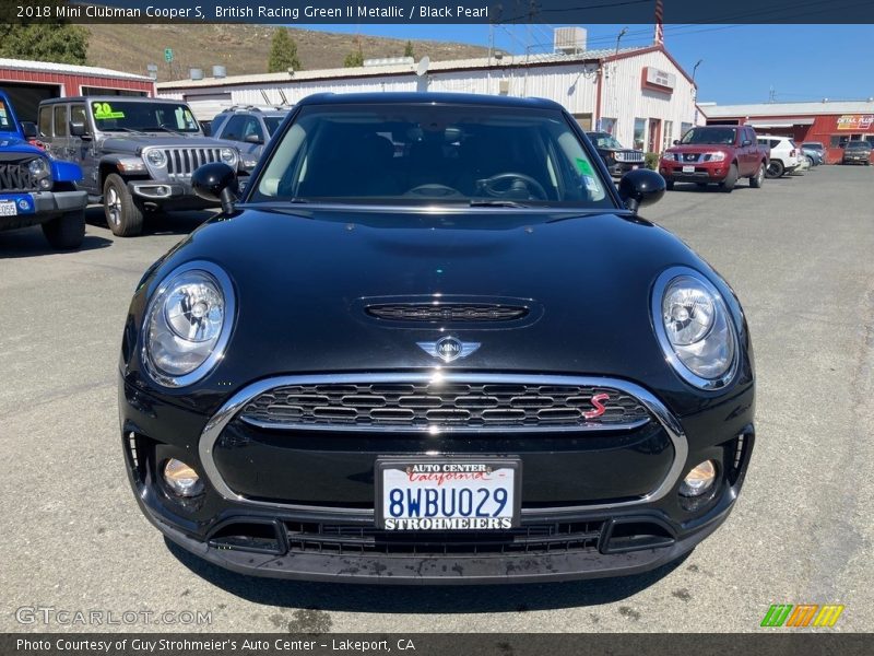 British Racing Green II Metallic / Black Pearl 2018 Mini Clubman Cooper S