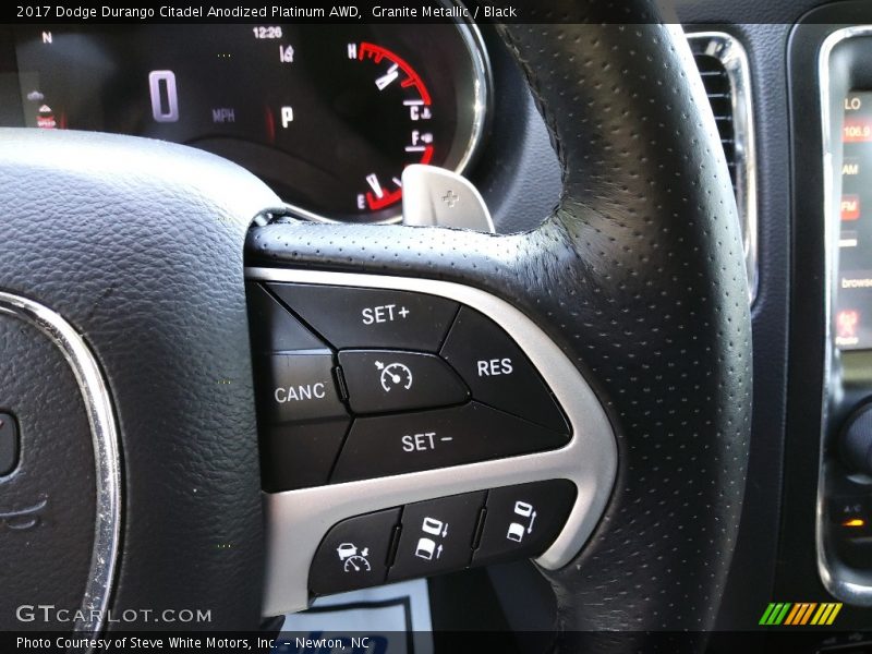 Granite Metallic / Black 2017 Dodge Durango Citadel Anodized Platinum AWD