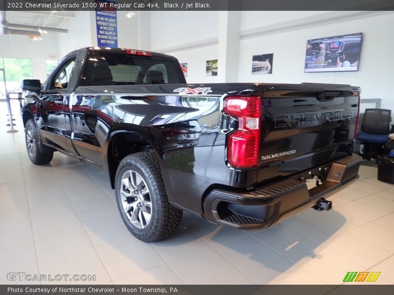 Black / Jet Black 2022 Chevrolet Silverado 1500 WT Regular Cab 4x4