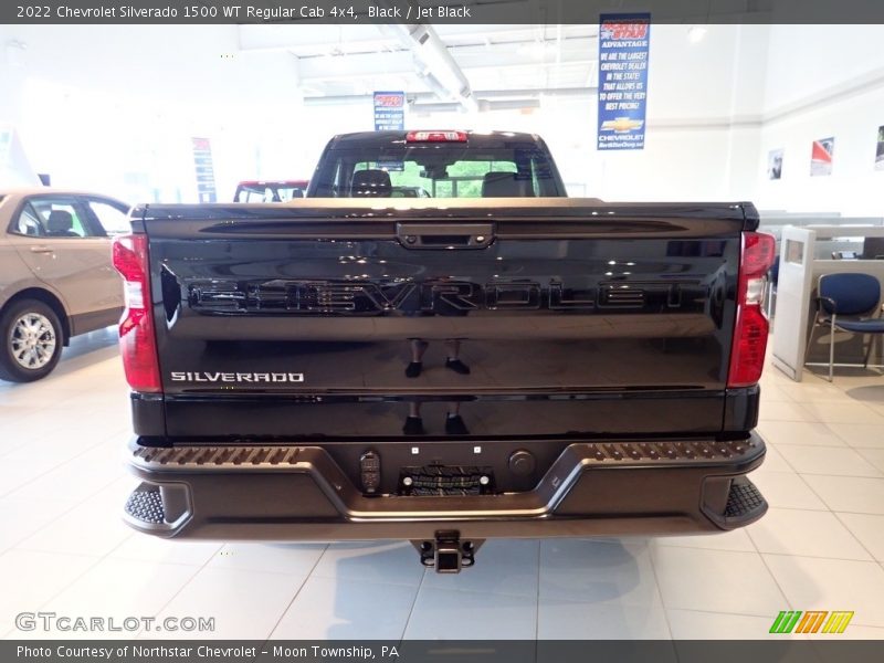 Black / Jet Black 2022 Chevrolet Silverado 1500 WT Regular Cab 4x4