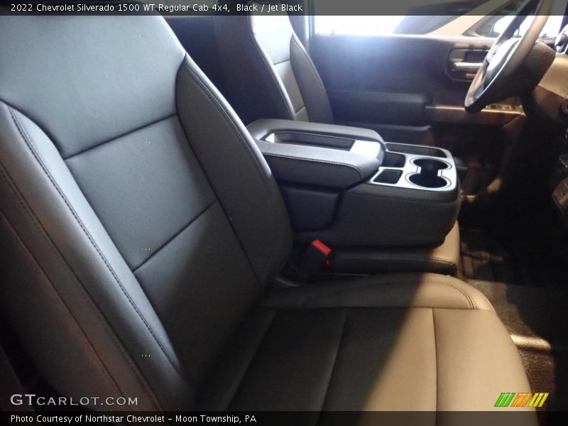 Black / Jet Black 2022 Chevrolet Silverado 1500 WT Regular Cab 4x4