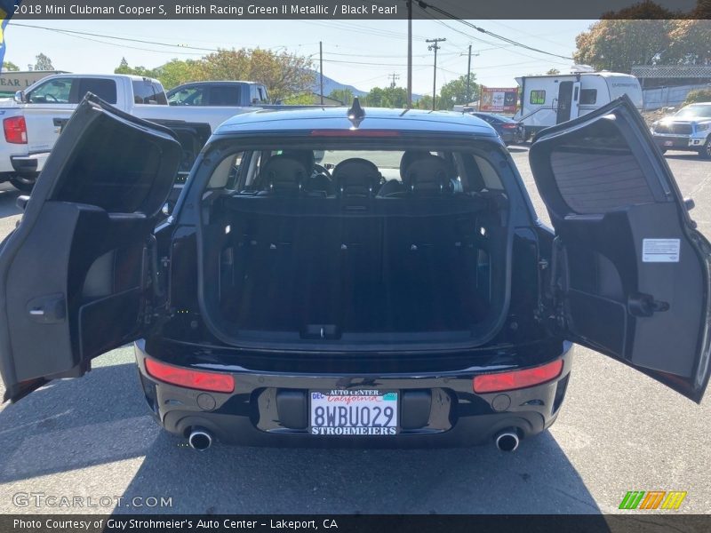 British Racing Green II Metallic / Black Pearl 2018 Mini Clubman Cooper S