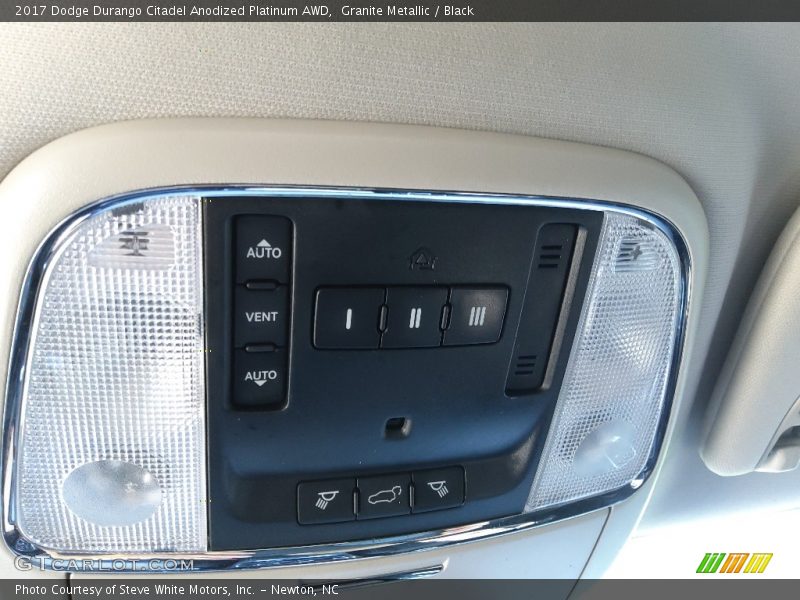Granite Metallic / Black 2017 Dodge Durango Citadel Anodized Platinum AWD