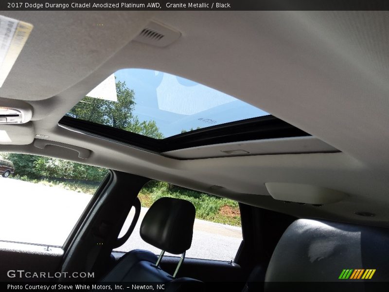 Granite Metallic / Black 2017 Dodge Durango Citadel Anodized Platinum AWD