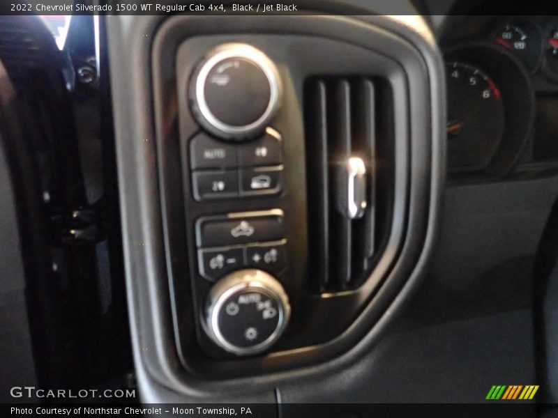 Black / Jet Black 2022 Chevrolet Silverado 1500 WT Regular Cab 4x4
