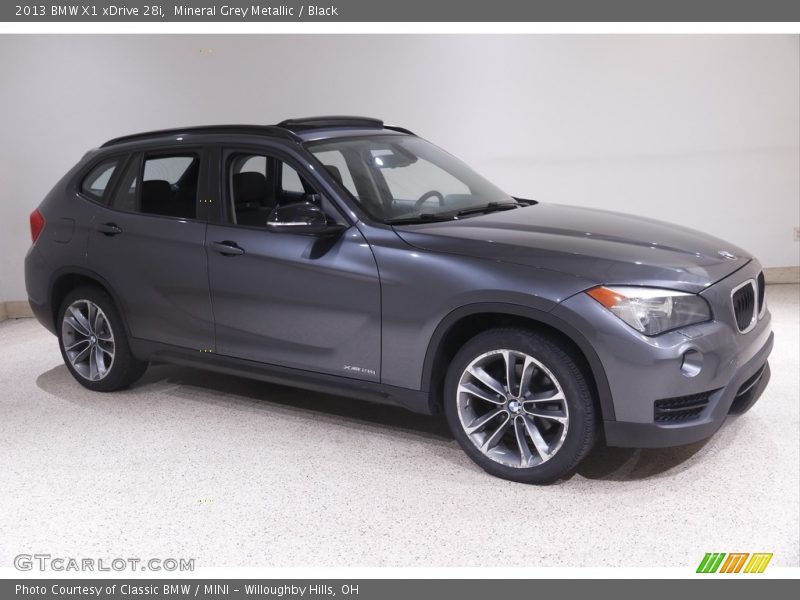 Mineral Grey Metallic / Black 2013 BMW X1 xDrive 28i