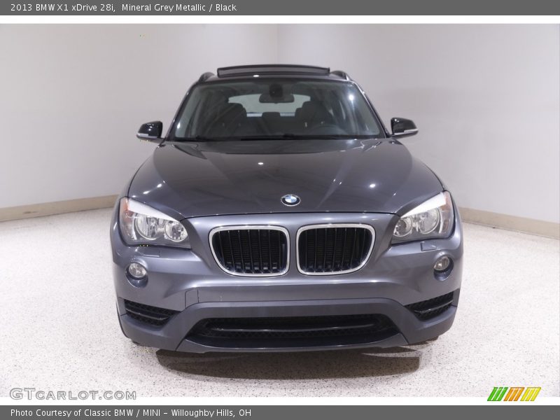 Mineral Grey Metallic / Black 2013 BMW X1 xDrive 28i